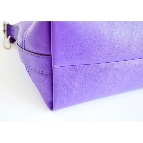 Coach 21132 Molly Purple Ultraviolet Leather Handbag NO CROSSBODY STRAP - Picture 10 of 14